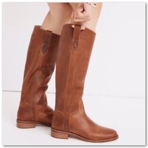 Madewell 1937 / Archive Leather Boot / English Saddle / Retail $298 - Picture 2 of 9